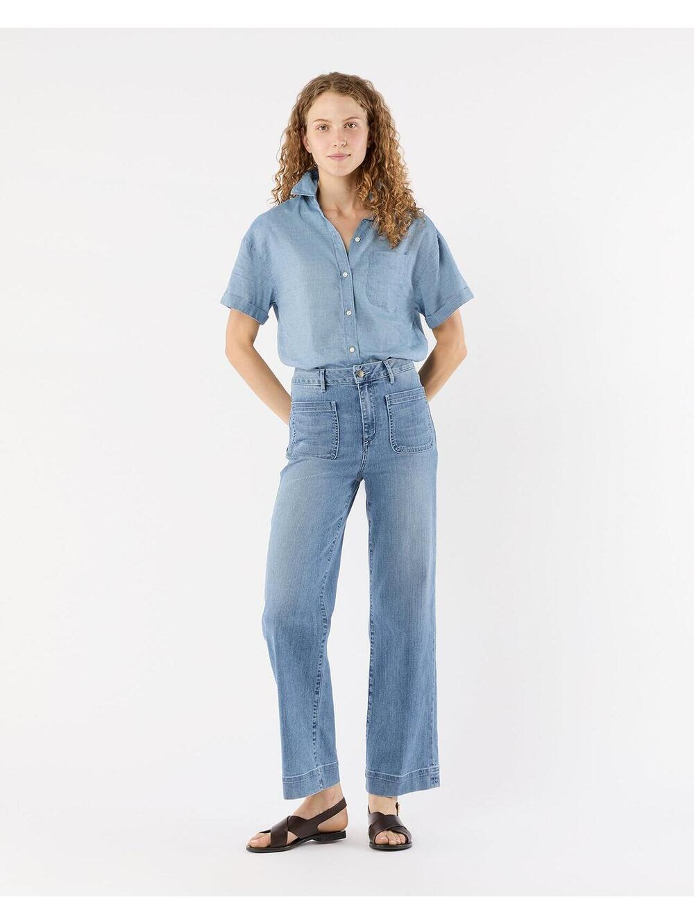 ANN MASHBURN Wide Leg jeans size 28